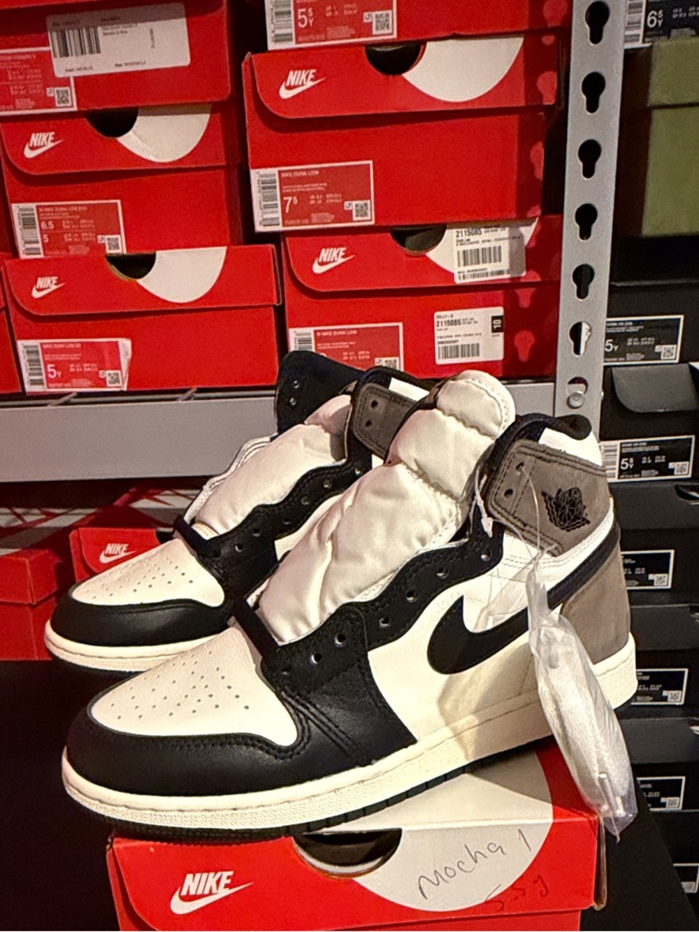 Air Jordan 1 High Dark Mocha GS Size 5.5y